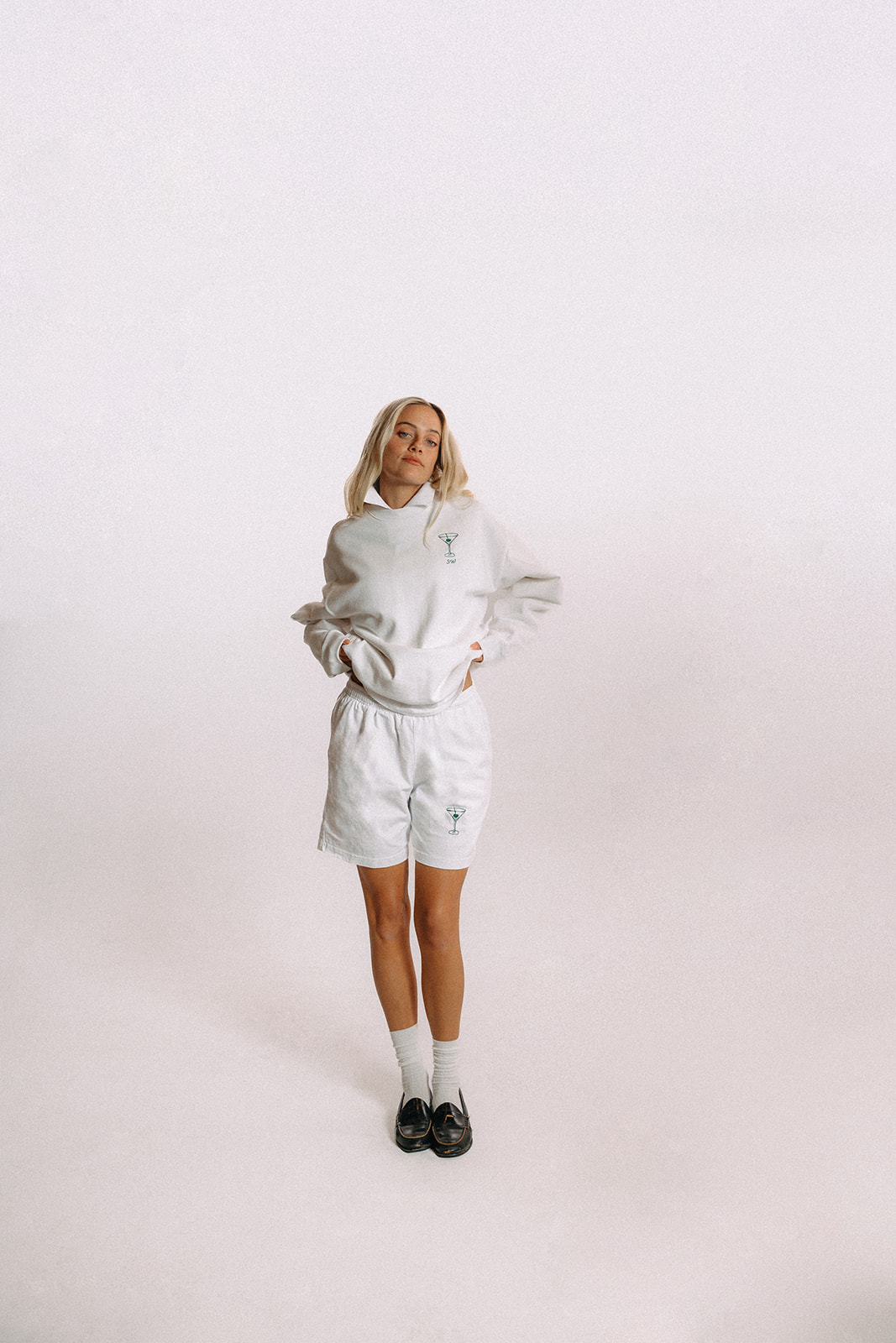 J's Tiny Tini Sweater in Paper White