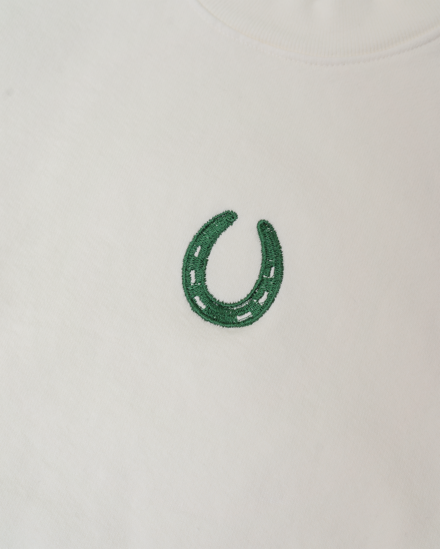 J's Lucky Horseshoe Sweater in Vintage White