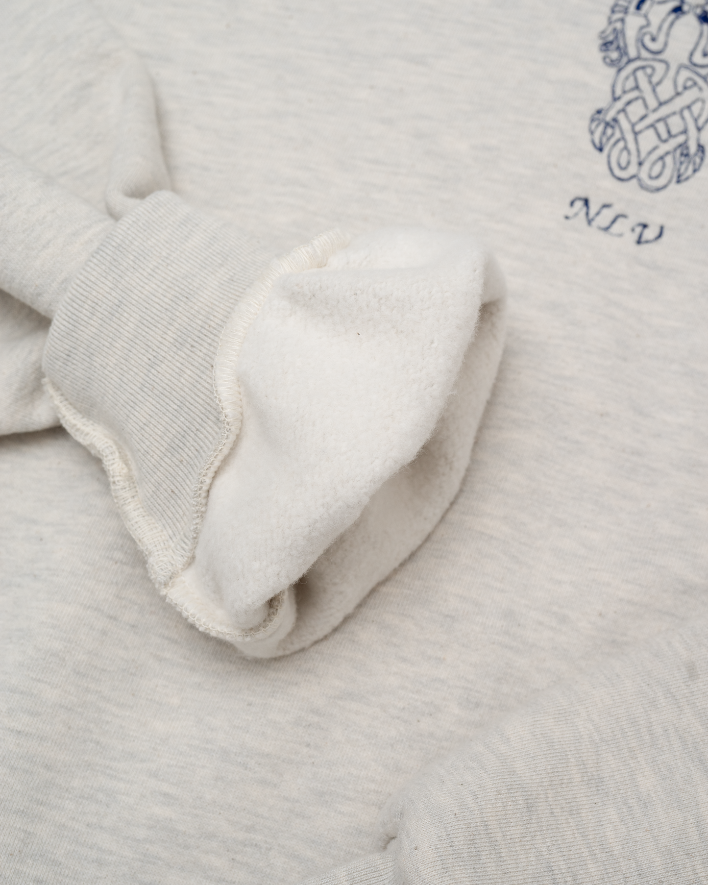 Gray Celtic Seahorse Sweater in Oatmeal