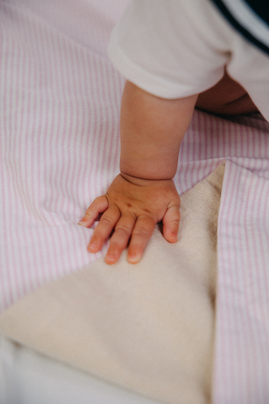 Heirloom Nursery Blanket in Pale Pink