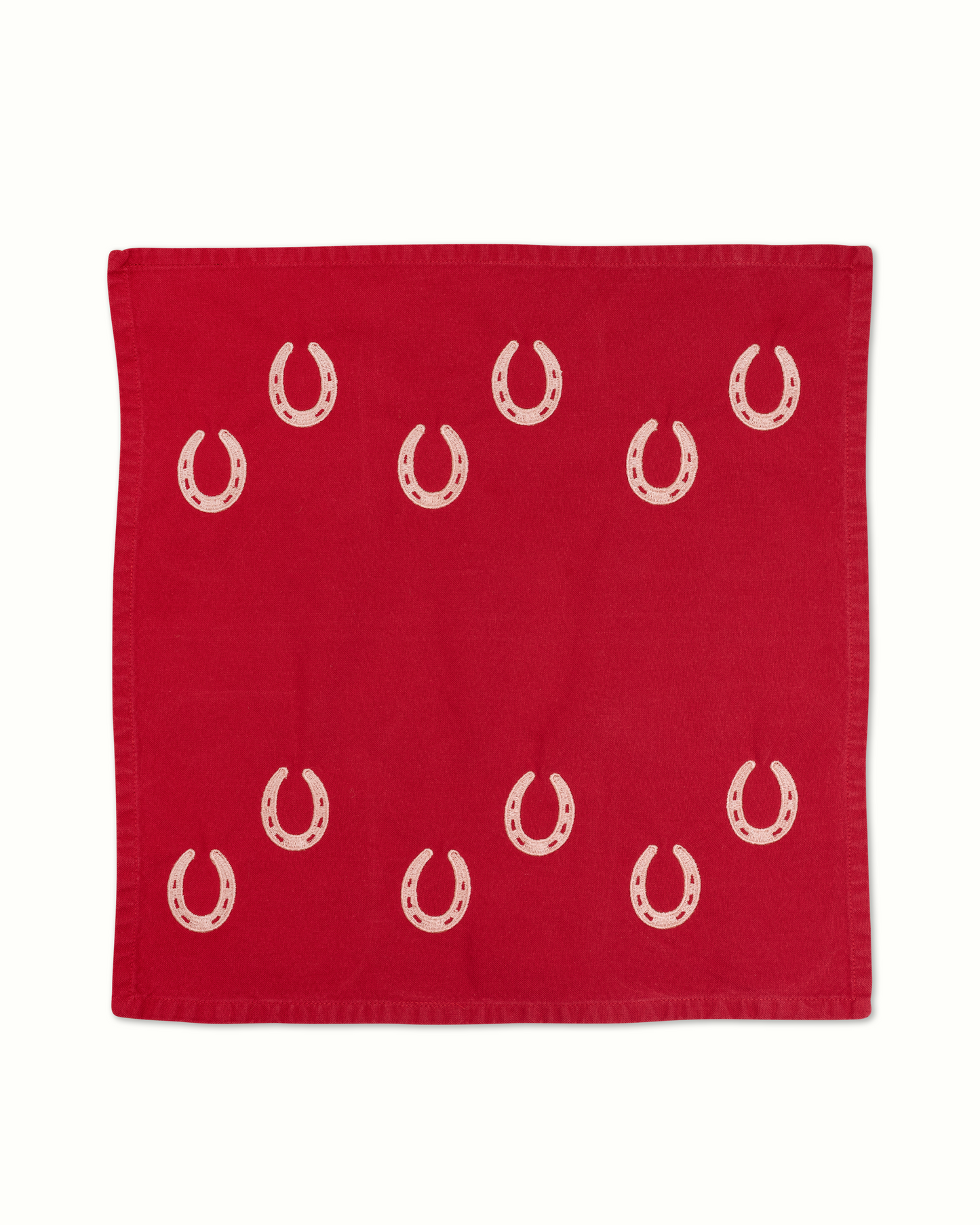 J's Lucky Horseshoes in Berry Red