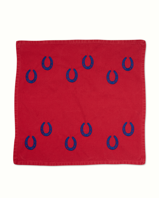J's Lucky Horseshoes in Berry Red