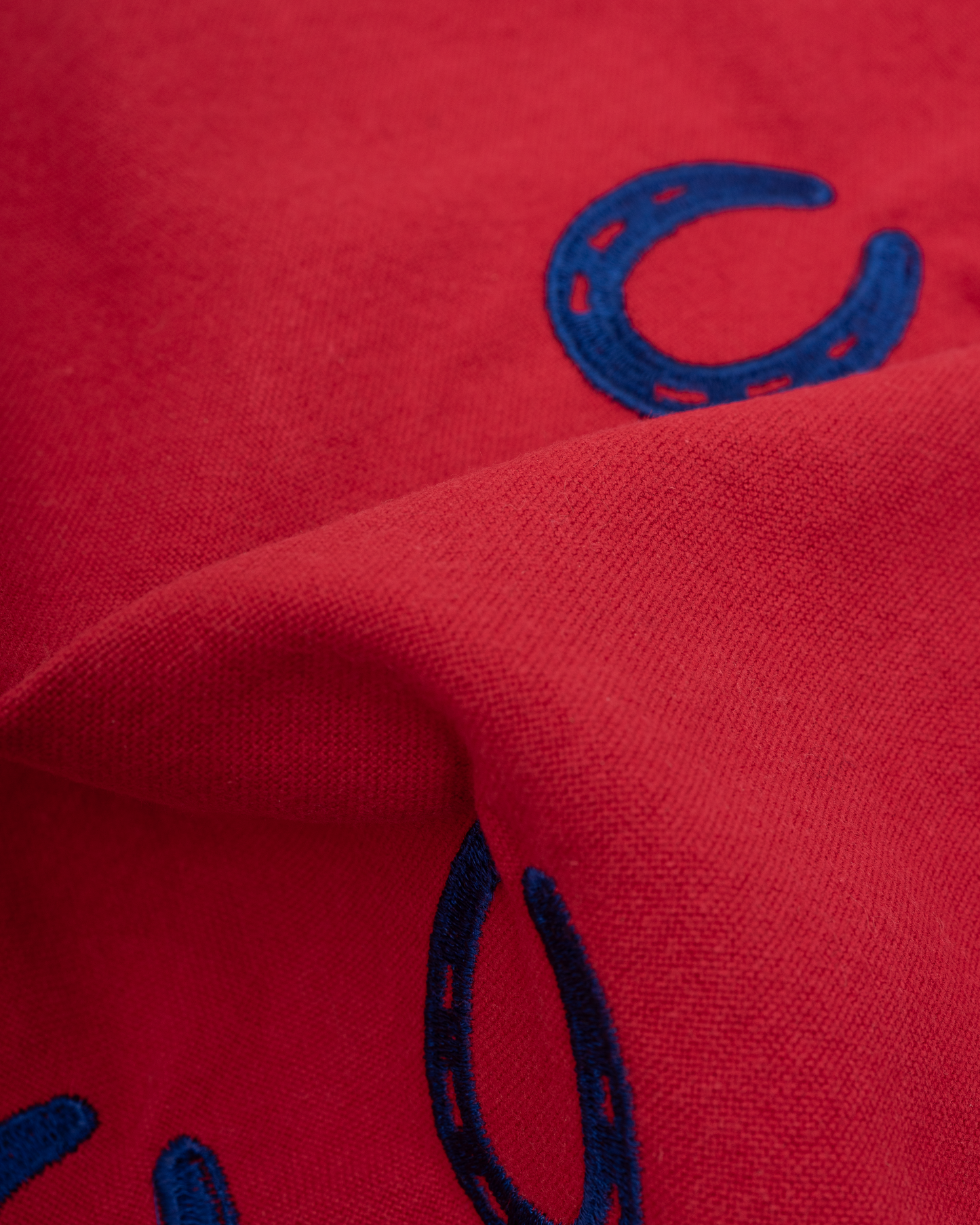 J's Lucky Horseshoes in Berry Red
