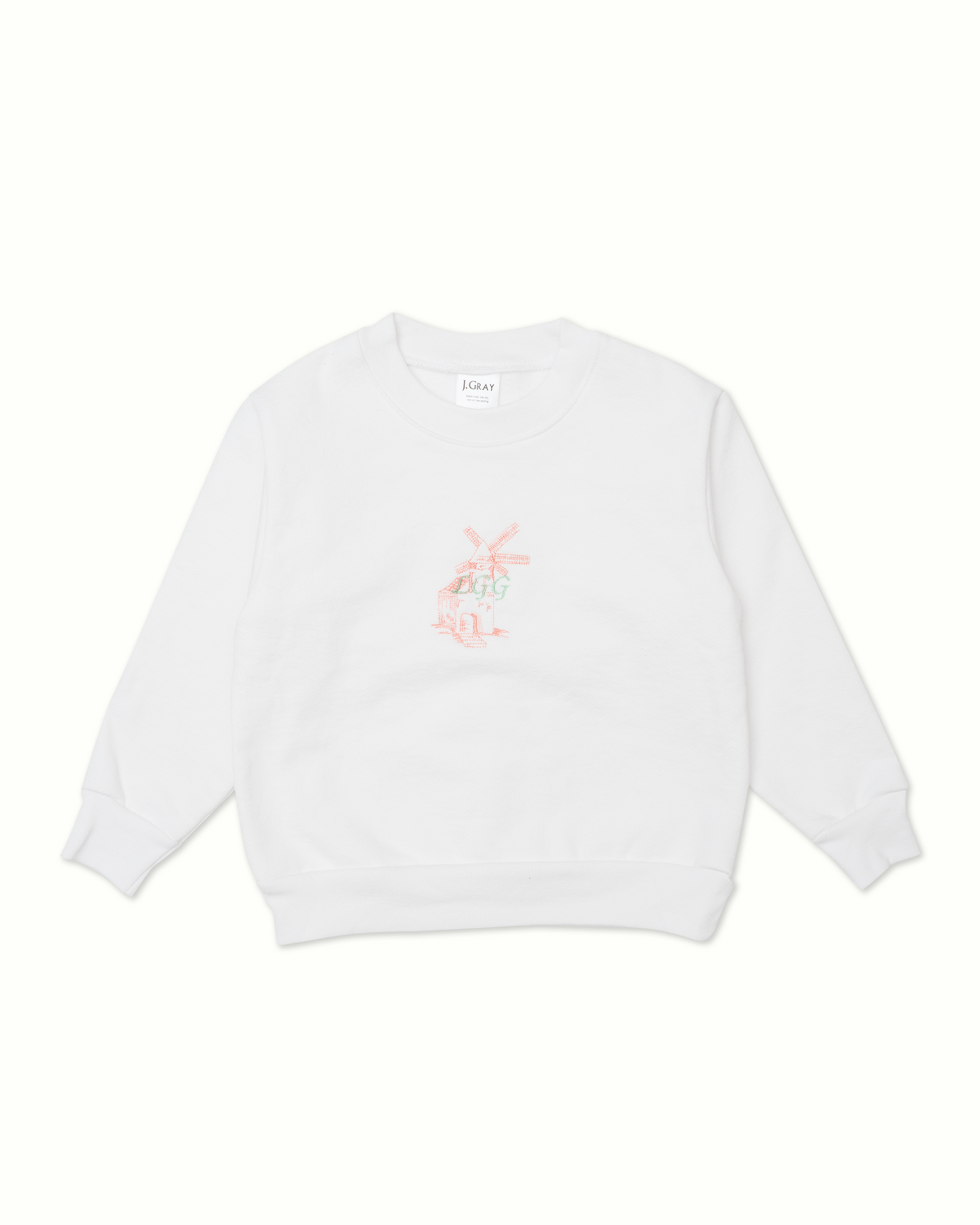 Kitten Sized Windmill Sweater in Paper White